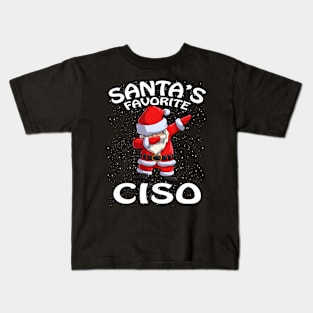 Santas Favorite Ciso Christmas Kids T-Shirt